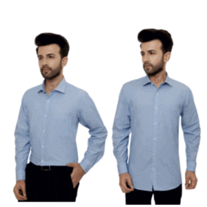 Monte Carlo 100% Filafill Cotton Shirt Sky Blue Colour