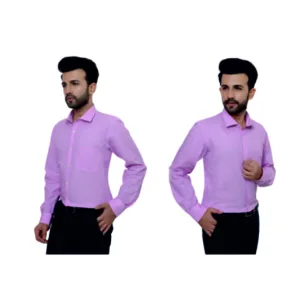 Monte Carlo 100% Filafill Cotton Shirt Sky Pink Colour