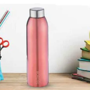 BOROSIL Easy Sip 750 Stainless Steel Bottle - Pink