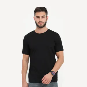 RARE RABBIT ROUND NECK T-SHIRT - BLACK COLOUR